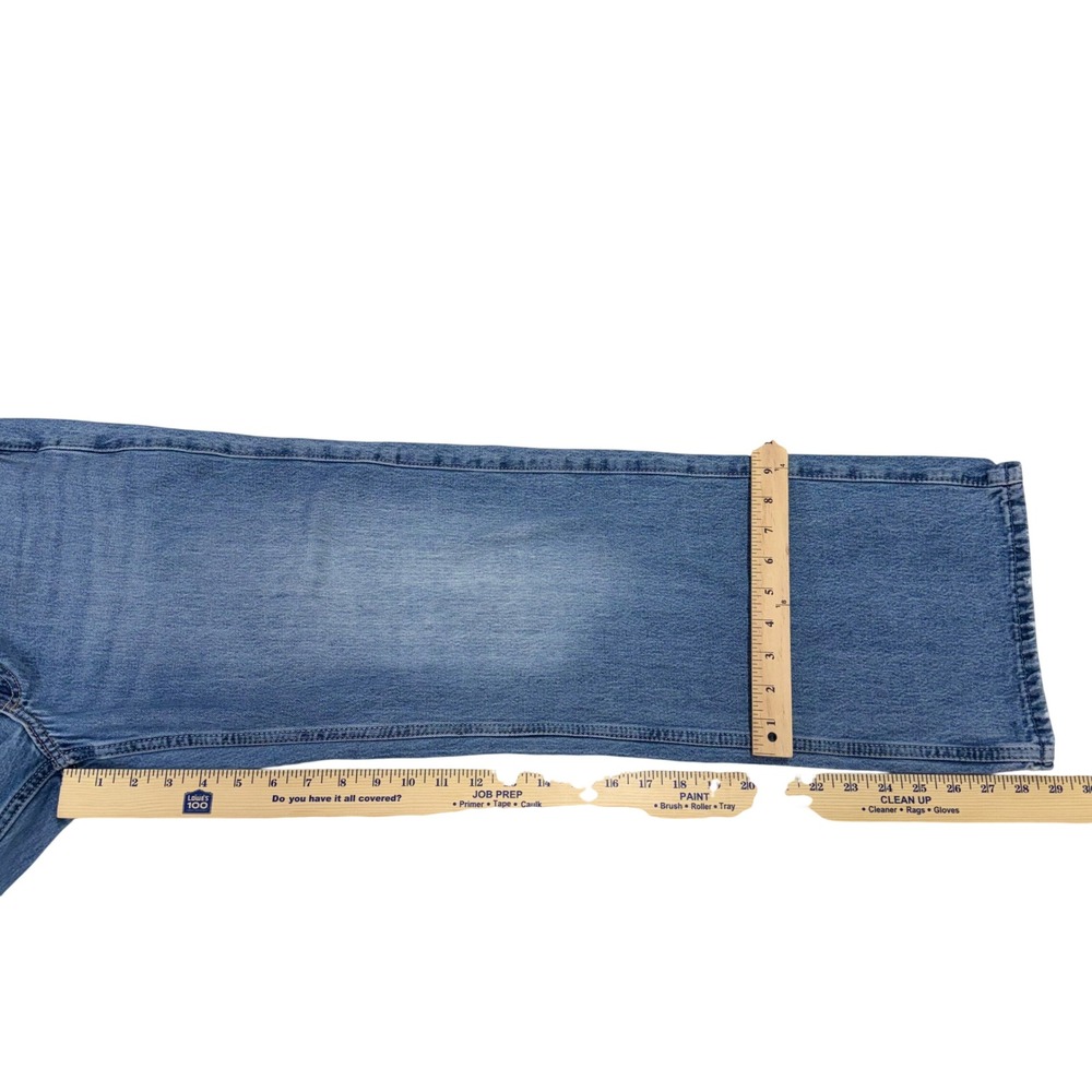 Hollister Embroidered Bow Low-Rise Baggy Jeans Medium Wash 2R W26 Y2K Coquette - Picture 6 of 16